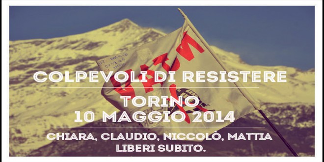 Colpevoli di resistere. 10 Maggio, Torino. Manifestazione popolare