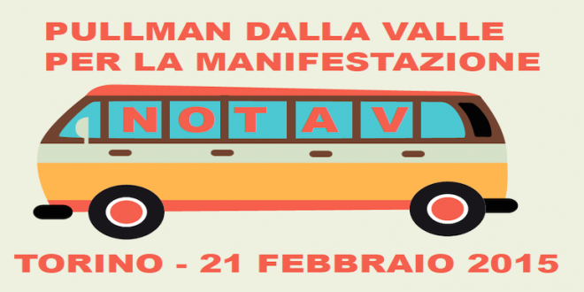 Pullman dalla Valle per la manifestazione del 21 febbraio a Torino